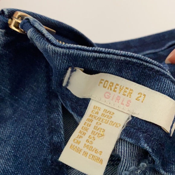 F21 - Jean Skirt - Size 11-12 (never used) - Picture 3 of 3